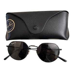 Ray-Ban Jack All Black Round Lense RB3565 002/48 51-20 Polarized